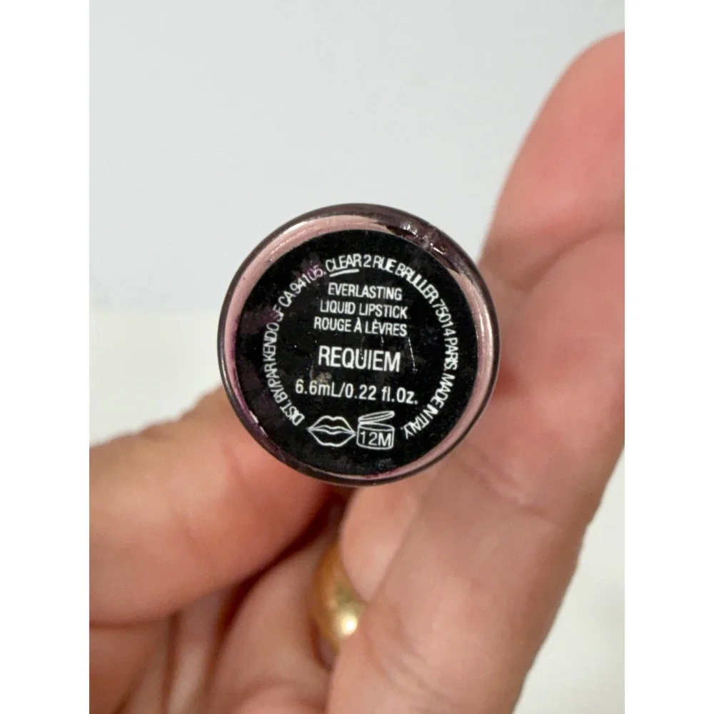 Kat Von D Everlasting Liquid Lipstick REQUIEM Matte Lilac Pink 0.22oz New